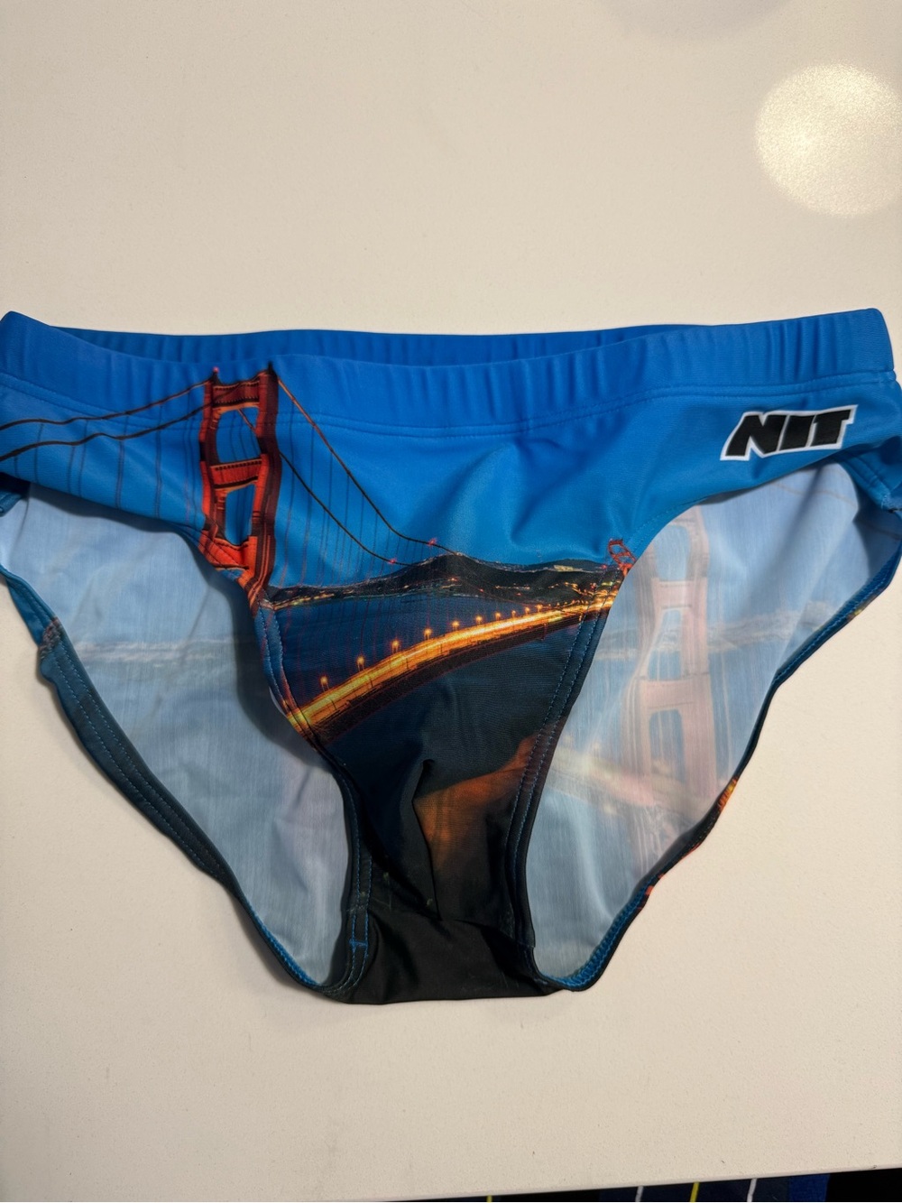 NIT Blue Golden Gate Bridge Swim Briefs